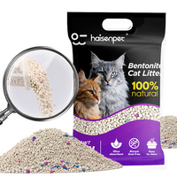 Échantillons Gratuits Litière pour Chat Bentonite Agglomérante Rapide 2S Super Absorption Agglomération Instantanée Faible Épandissement Vente en Gros 10L 25L