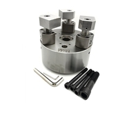 Mandrin de centrage hydraulique à 3 mors creux haute précision OME K11-100mm, taille personnalisée pour machines de fraisage, perçage et rectification