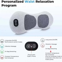 Taillenmassage-Heizkissen Multifunktionales Elektrisches Vibrationsmassagegerät Lendenwirbelsäulen-Massagekissen