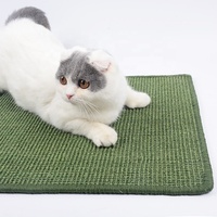 Tapis à gratter pour chat en sisal naturel, grattoir pour chat durable, coussin à gratter en sisal épais pour chats, protection des meubles
