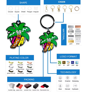Portachiavi in Metallo con Luci della <span class=keywords><strong>Serie</strong></span> Natalizia, Stile Cartone Animato con Babbo Natale e Albero, Regalo di Capodanno per Famiglia e Amici - Product Image 6