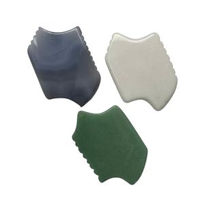 Planche Gua Sha en jade blanc avec fonction d'acupression - Product Image 6