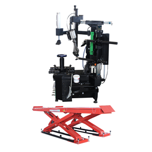 Elevador Hidráulico Tipo Tijera para Autos, Capacidad 4000 kg, Altura 1750 mm, Diseño Rojo - Product Image 1