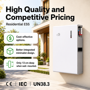 Batterie au lithium fer phosphate empilable 5 kWh CFE-WL-5 avec BMS intelligent et CAN pour stockage solaire domestique – Vente directe usine - Product Image 2