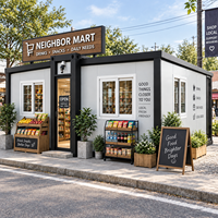 Maison préfabriquée en conteneur, maison modulaire portable pour camp de travailleurs, dortoir, bureau, logement sur chantier
