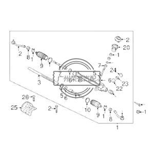56522-F2100 56522-F2100Bouchon de rack 2017-2024 pour kia - Product Image 1