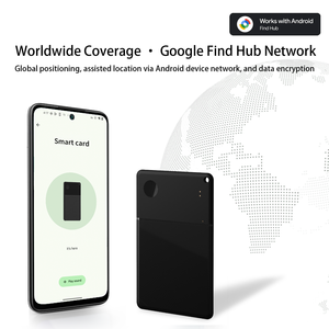 Traceur GPS étanche pour carte de crédit, localisateur intelligent <span class=keywords><strong>compatible</strong></span> <span class=keywords><strong>iPhone</strong></span> et Android, alternative au Google Find My Device et <span class=keywords><strong>Airtag</strong></span> - Product Image 2