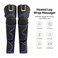 Masseur de jambes complet rechargeable par USB Hailicare, contrôle de la minuterie, compression d'air électrique, masseur de pieds et de mollets, léger (1,4 kg)