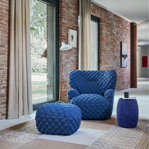 Nordic Designer Armchair Tufted Single <b>Sofa</b> Chair For Living Room Lounge Area - Product Image 1