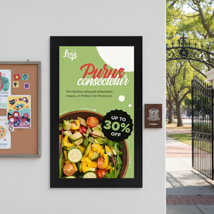 Pantalla de Señalización Digital Multimedia Tipo Tótem para Exteriores de 65 Pulgadas, Montaje en Pared, Precio de Fábrica, Resistente al Agua IP55, Pantalla Publicitaria para Exteriores - Product Image 1