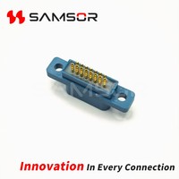 Conector Rectangular de Soldadura Micro-D J30-15ZKSL con Carcasa de Plástico, Serie J30, para Vehículos No Tripulados