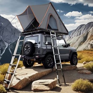 خيمة سقف سيارة للتخييم في الهواء الطلق مصممة خصيصًا للمصانع، لسيارات الدفع الرباعي والفان، مقاومة للماء بأعمدة ألمنيوم، ذاتية التركيب للصيف والصيد والتنزه - Product Image 5