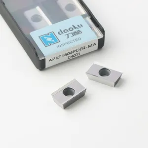 Cnc Lathe Cutting Tools Plastic Boxes 10pcs/Box Turning Carbide Insert For Aluminum APKT1604PDER-MA