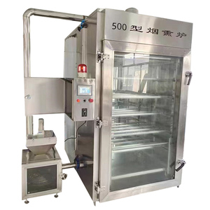 Horno Ahumador de 500kg y 1000kg para Pollo y Carne, Máquina para Hacer Salchichas Ahumadas - Product Image 3
