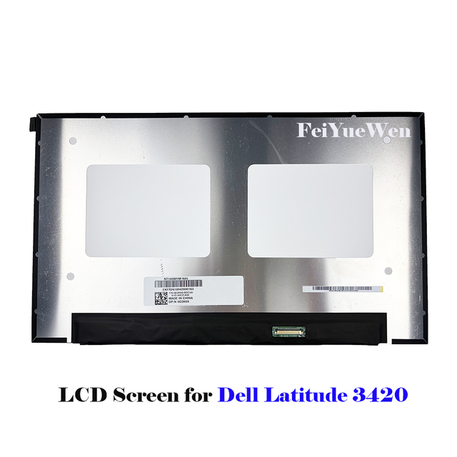 Replacement LCD Screen Panel NT140WHM N45 0D2K69 14-Inch HD Display for Dell Latitude 3420 Laptop