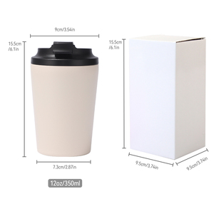 Tazza da caffè con Logo personalizzato in acciaio inossidabile con doppia parete isolata da 12 once tazza da caffè riutilizzabile ecologica per <span class=keywords><strong>sport</strong></span> all'aria aperta tazza da viaggio - Product Image 3