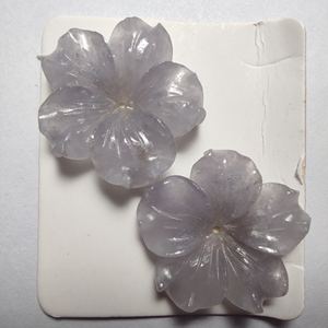 Piedra preciosa Natural de Aventurina, exquisita y delicada, tallada con forma de flor, para regalos de vacaciones, F578 - Product Image 3