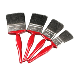 Brocha de pintura industrial DIY con mango de madera y <span class=keywords><strong>cerdas</strong></span> de poliéster, compatible con OEM, para paredes y marcos planos, todos los tamaños, para pulido - Product Image 3