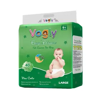 Fábrica personalizada direta Baixo preço vendendo vogly bebê fraldas best selling na nigéria