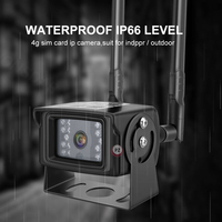 Mini caméra IP étanche pour l'extérieur avec carte SIM 4G Boîtier métallique Type de moniteur de sauvegarde sans fil pour la sécurité des camions Protection contre les explosions