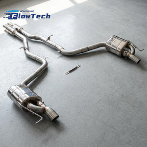 ท่อไอเสียแคทแบ็ก Valvetronic สแตนเลสสตีล 304 สำหรับ Mercedes Benz CLS400 C218 X218 3.0L V6 พร้อมรีโมทคอนโทรล - Product Image 4