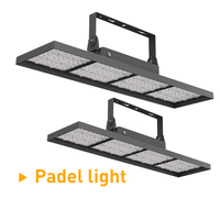 Padel Light 150W/250W Padel Light avec des raquettes de tennis légères Texture de surface rugueuse pour les sports d'intérieur et d'extérieur