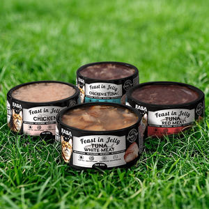 Alimento Húmedo Feast Jelly para Gatos, Fórmula <span class=keywords><strong>de</strong></span> Pollo y Atún, Alto en Proteínas, Multivitaminas, Postbióticos, Carne Orgánica, para Digestión Sensible, en Bolsa - Product Image 1