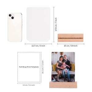 Sublimación Led marcos de fotos de acrílico 5 "X 7" máquina de prensa de calor impresión álbum de fotos exhibición de regalo - Product Image 6