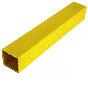 Sợi thủy tinh H & I chùm FRP hồ sơ Ống Vuông để xây dựng Cấu trúc khung xử lý cắt tùy chỉnh có sẵn - Product Image 1