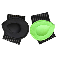 Semelles orthopédiques en latex vert épaisses, respirantes, amortissantes, pour pieds plats, soutien de la voûte plantaire, absorption des chocs, coussinets de sport pour chaussures