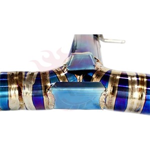Sistema de Escape Valvetronic Vortex de Titanio para Toyota Camry, Silenciador de Alto Rendimiento, Tubo en Y Azul Quemado con Puntas de Carbono, Catback - Product Image 6