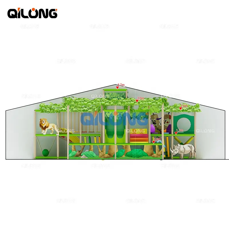 Pirate's Cove Adventure Thrilling and Customized Indoor Playground Experience for Young jungle them park indoor playground