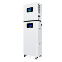 Batterie LiFePO4 extensible 48V/51.2V 200Ah-300Ah, système de stockage d'énergie domestique 5-30kWh, cellules de qualité A, garantie 10 ans, 6000 cycles