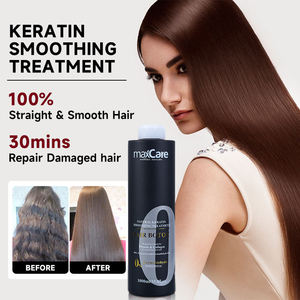 Traitement à la kératine professionnel le plus vendu pour salon, avec des propriétés nourrissantes, argan, beurre de karité du Brésil, kératine pour cheveux volumineux - Product Image 6