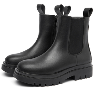 Stivali da donna alla moda antiscivolo da donna con cerniera bassa personalizzata wenzhou factory stivali da donna - Product Image 1