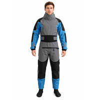 Combinaison étanche LKVER pour kayak, surf et stand-up paddle, tissu imperméable 3 couches, col et manches en latex