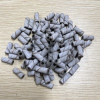 80 #   120 #   150 #   180 #   240 #   Bandes de ponçage pour ongles Grits, 500 pièces/sac, bandes de ponçage gris zèbre pour embout de perceuse à ongles
