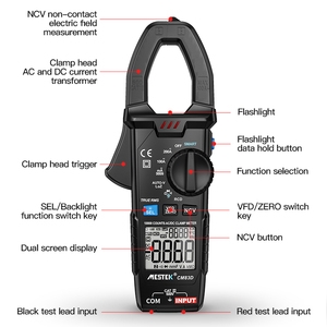 CM83D Multi-function High <b>Clamp</b> Type Multimeter for Electrical Engineering - Product Image 5