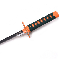 Ventes rapides Nouveau style Demon Slayer Version blanche Kochou Shinobu 17' Mini épée de cosplay d'anime en bois