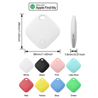 2024 portée illimitée Smart MFI Find My Tag AirTag Pet Tracker mini GPS Locator Key Wallet Finder Anti lost Pet Tracker