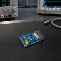 Carte de test d'âge des modules QSFP28 100G, support de transceiver optique standard MSA pour le test des lignes de production de modules optiques