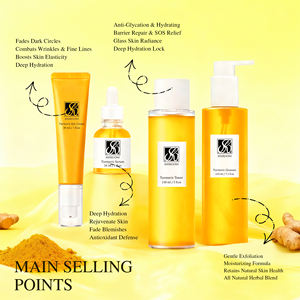 Оптовый набор для ухода за кожей с куркумой: сыворотка против морщин, тоник с куркумой, отбеливающий и осветляющий, антивозрастной - Product Image 6