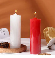 ODIS Paquete de 20 Velas Cónicas Pequeñas de Cera de Parafina de Colores Surtidos para Halloween, Etiqueta Privada, para Hechizos y Magia