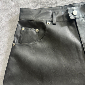 Shorts in pelle da uomo, - Product Image 3