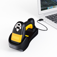 Escáner de Código de Barras Inalámbrico Resistente GTCODESTAR X-6301B, Precio de Fábrica, Lector de Códigos de Barras Industriales 1D 2D con Base