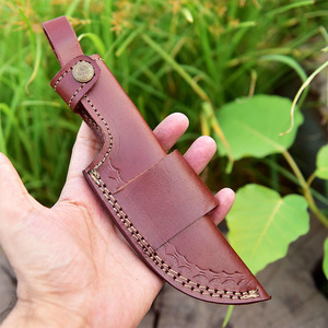 Vintage Style Leather Knife Sheath Handmade Durable <b>Belt</b> Pouch for Outdoor Handcrafted Genuine Leather Knife Sheath For Sale - Product Image 6