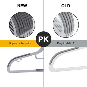 Cintres super légers Charisma, <span class=keywords><strong>organisateur</strong></span> <span class=keywords><strong>de</strong></span> vêtements secs et humides très résistant avec patins antidérapants, installation par crochet, gain <span class=keywords><strong>de</strong></span> place - Product Image 3