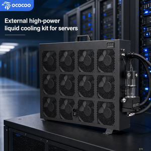OCOCOO All-in-One Extern Vloeistofkoelsysteem 360mm Radiator Digitaal Display 3x120mm <span class=keywords><strong>Fan</strong></span> voor AI Server GPU Workstation - Product Image 1