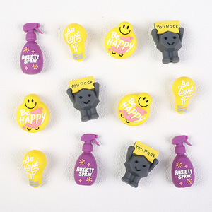 Perles en silicone 3D en forme de lettres et d'émoticônes pour la fabrication de stylos, porte-clés et bijoux – Offre spéciale - Product Image 1