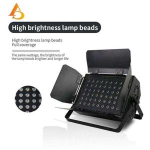 Projecteur LED de scène super lumineux RGBW DMX 54x3W avec coupe-flux - Product Image 4